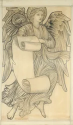 Angelo con Pergamena - figura numero sette