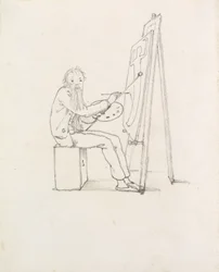 Auto-caricatura, 1874