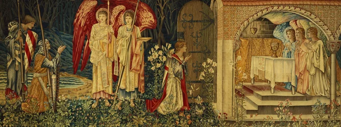 Il raggiungimento del Santo Graal da parte di Sir Galahad, Sir Bors e Sir Percival
