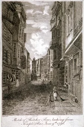 Butcher Row, Westminster, Londra, 1796