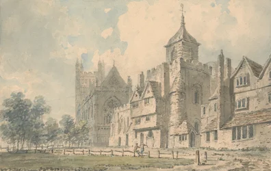 Cattedrale di Exeter e edifici vicini