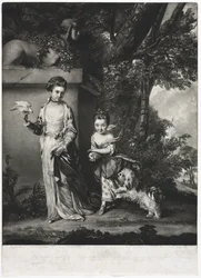 Le signore Amabel e Mary Jemima Yorke, ca. 1761