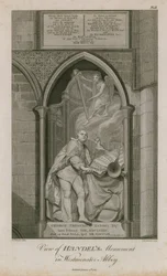 Vista del Monumento di Handel nell