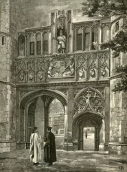 Porta Principale, Trinity College, fine XIX secolo