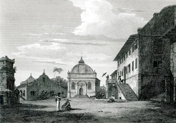 Casa del Governo a Malacca, inciso da George Cooke