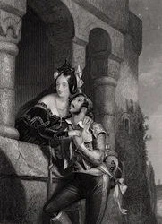 «Buonanotte, mille volte buonanotte», inciso da W. H. Egleton, da «Romeo e Giulietta» di William Shakespeare (1564-1616)