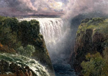 Una vista delle Cascate Vittoria