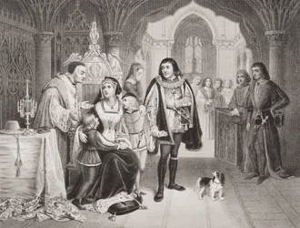 I figli di Edoardo IV separati dalla madre da Riccardo duca di Gloucester, 16 giugno 1483, da 