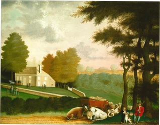 La tomba di William Penn, 1847-1848 circa (olio su tela)