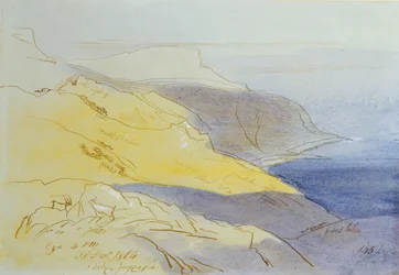Paesaggio costiero, Eza, 1864