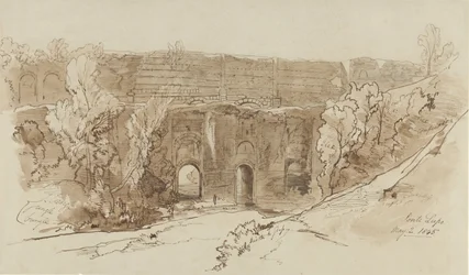 Veduta del Ponte Lupo (vicino a Tivoli)