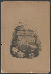 Illustrazioni della famiglia dei Psittacidae, ovvero dei pappagalli, Parte 1: Copertina in folio, Frontespizio, Pagina di dedica, Pagina degli abbonati