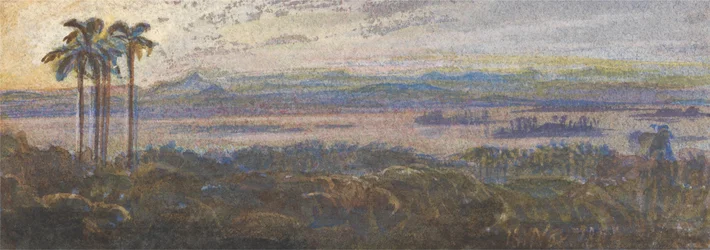 Paesaggio del fiume Indiano