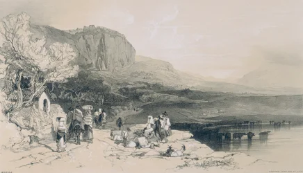 Vedute di Roma e dintorni: vista di Norba