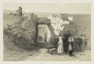 Vedute di Roma e dei suoi dintorni: Antica porta di Alatri