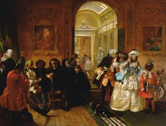 Anticamera di Lord Chesterfield nel 1748, 1869