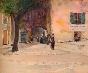 Il portale, Tourettes, Provenza, c1899