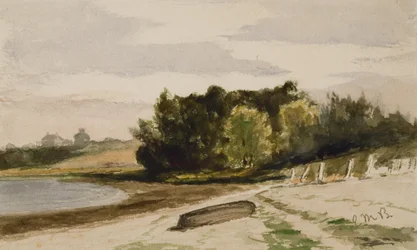 Paesaggio con tronco sulla spiaggia (#40), c. 1880