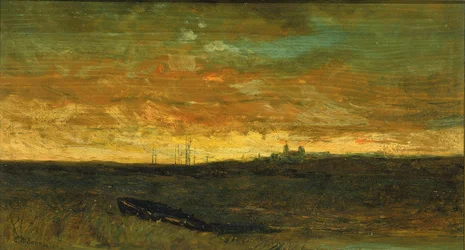 Scena del tramonto