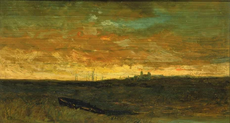 Scena al tramonto