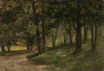 Senza titolo (paesaggio con alberi)