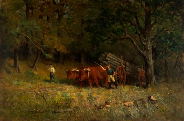 Senza Titolo, Ragazzo e Uomo con Buoi, 1891