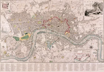 Mappa di Londra, 1797