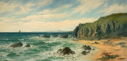 Scena costiera, 1887