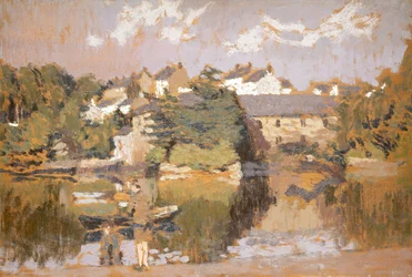 Edifici lungo un fiume, 1923-1943