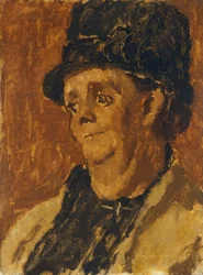 Mrs Evans (Olio su tela)