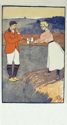 Settembre, dettaglio dal calendario di golf del 1931, pub. 1931