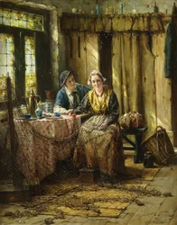 Pescatori in un Interno