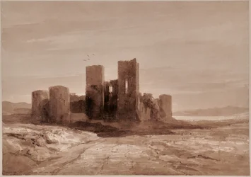 Paesaggio con castello
