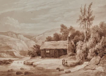 Paesaggio con cottage