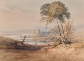 Paesaggio con alberi