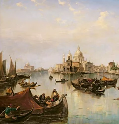 Il Bacino di San Marco, Verso la Bocca del Canal Grande (dettaglio)