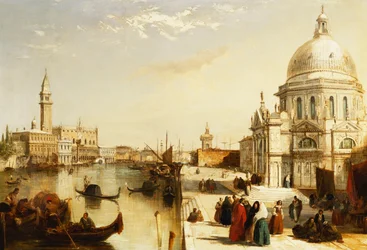 Il Canal Grande con Santa Maria della Salute, Venezia