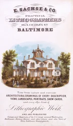 E. Sachse und Co., litografi pratici, 104 S. Charles St., Baltimora (litografia [carta commerciale])