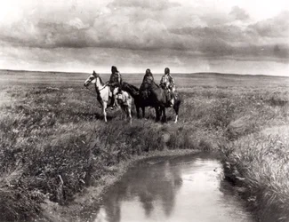 Tre capi indiani americani, c.1900