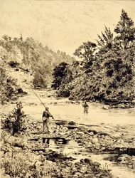 Il Tees: Il Tees a Ovington, c.1880