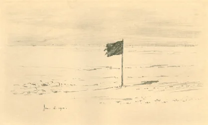 Campo della bandiera nera - La bandiera nera di Amundsen a pochi chilometri dal Polo Sud, 1912-1913