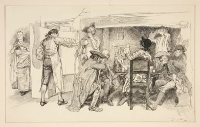 Una stanza di una taverna