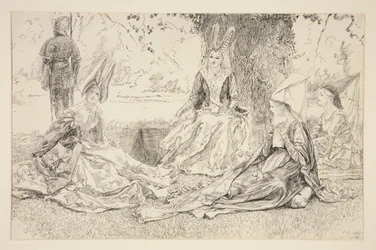 Davanti alla principessa