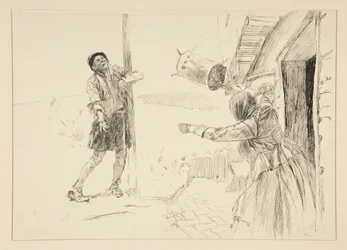Christopher Sly, illustrazione per Introduzione, Scena ii, La bisbetica domata
