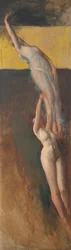Studio di Figura, per Lo Spirito della Luce, Rotonda, Campidoglio dello Stato della Pennsylvania, Harrisburg