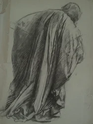 Studio di figura per Galahad