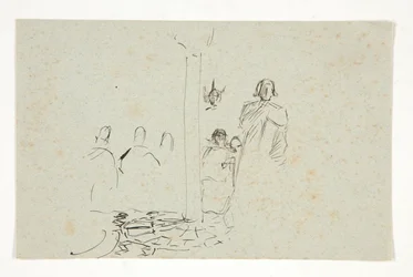 Galahad al Castello, studio per La ricerca del Santo Graal (serie di quindici dipinti per la Biblioteca Pubblica di Boston, completata nel 1901)