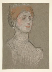 Testa di donna, Incoronazione di Edoardo VII