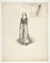 Signora con le mani giunte, da Re Riccardo II
