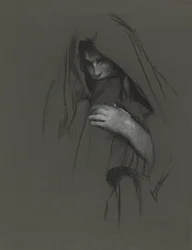 Maria, la moglie di Cleofa, studio per Le Tre Marie